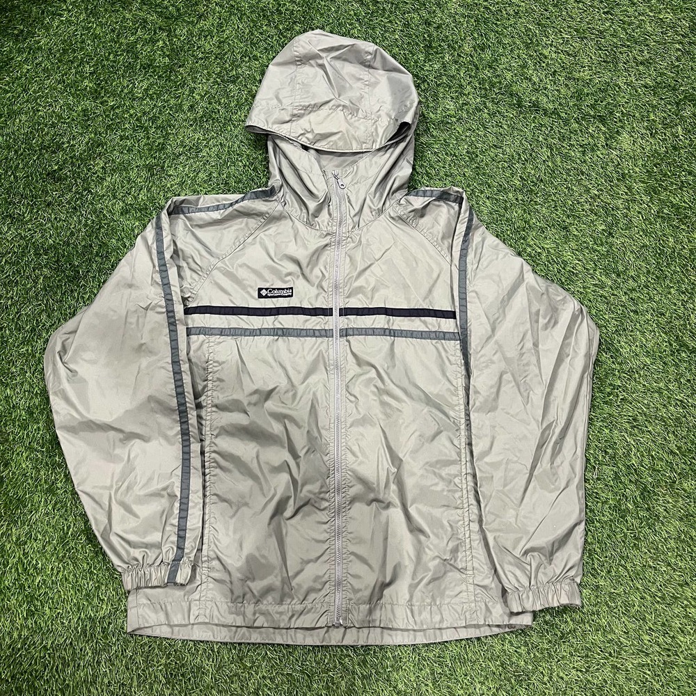 Vintage Y2K Boys Columbia Green Windbreaker